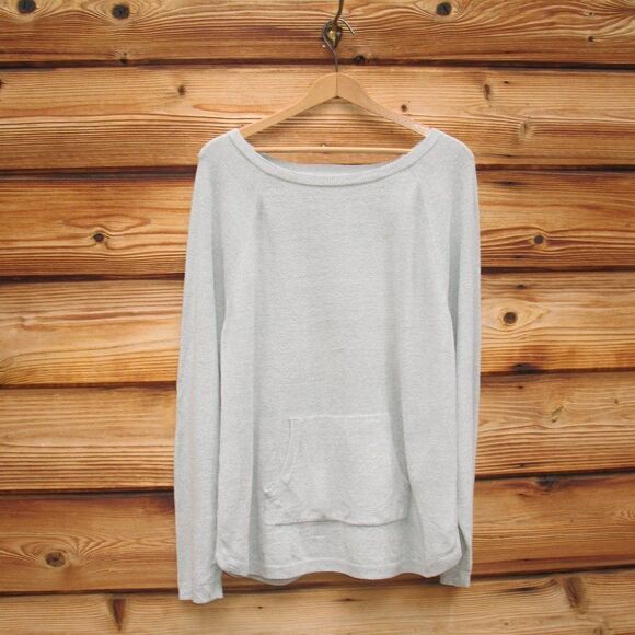 Barefoot Dreams Cozychic Ultra Lite Raglan Pullover Sweater - Picture 2 of 8